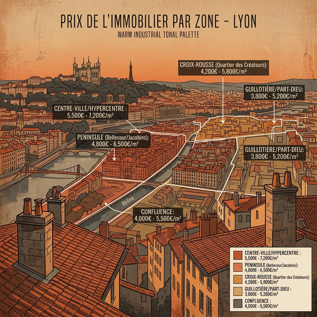 Prix réfection toiture à Lyon en 2026 : zinc, tuile, ardoise — tous les budgets au m²